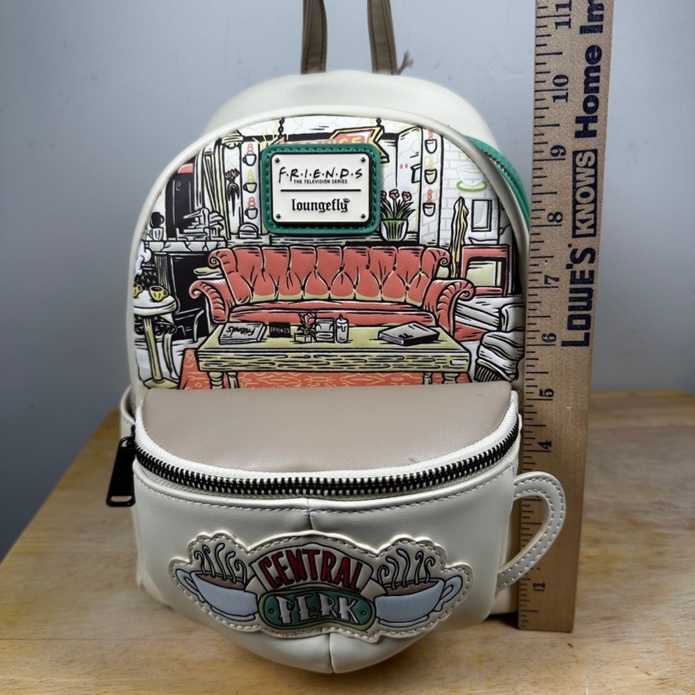 Loungefly WB Friends Central Perk Mini Backpack Couch Coffee Shop NWT - Picture 11 of 14
